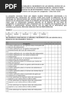 Cuestionario Variable Incremento de Las Ventas