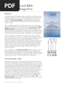The Poisonwood Bible
