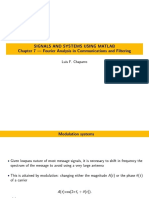 Signals and Systems Using Matlab Chapter 7 - Fourier Analysis in Communications and Filtering