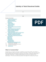 Conductivity, Salinity & Total Dissolved Solids