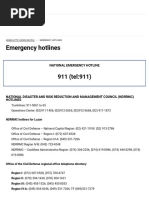 Emergency Hotlines - Official Gazette of The Republic of The Philippines