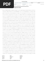 Word Search Puzzle