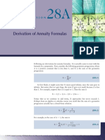 Derivation of Annuity Formulas: Web Extension