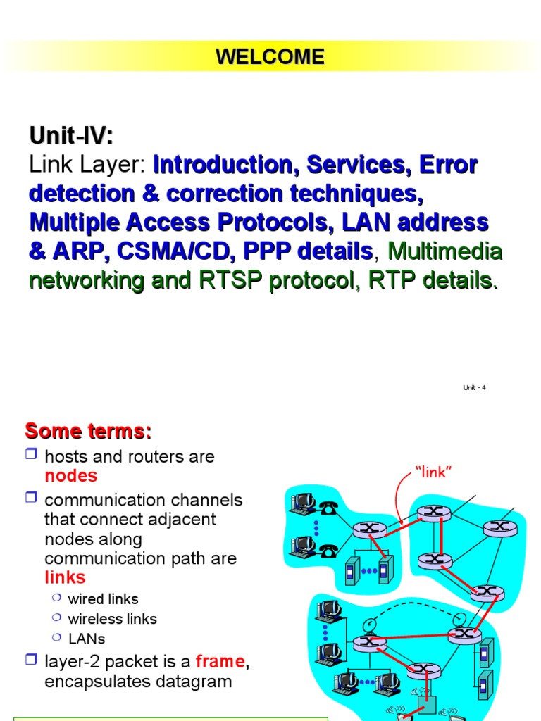 Unit 4 - BE Final Year 7th SEM SUBEJCT Notes | PDF | Network Switch ...
