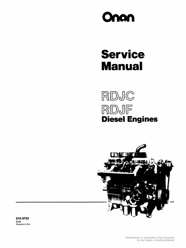 Service Manual: Diesel Engines | PDF | Internal Combustion Engine ...