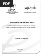 Aspecto Do Present Perfect - Sabrina Espino