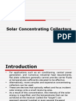 Lecture on Solarconcentratingcollectors