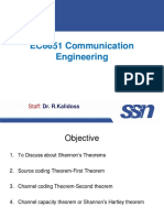 EC6651 Communication Engineering: Staff