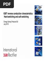 IGBT Reverse Conduction Characteristics Hard-Switching and Soft-Switching