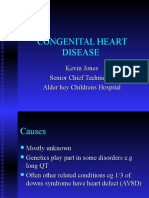 Congenital Heart Disease: Kevin Jones Senior Chief Technician Alder Hey Childrens Hospital