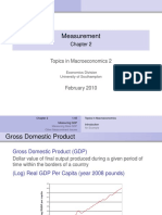 Measurement: Topics in Macroeconomics 2