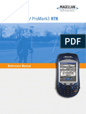 ProMark3 ProMark3 RTK Reference Manual Rev D | PDF | Surveying | Global  Positioning System