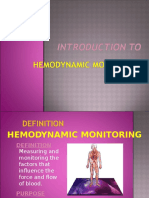 Hemodynamic Monitoring
