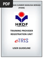 Training Provider General Guideline