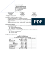 Financial Statement Analysis Lesson Objectives Tools Techniques