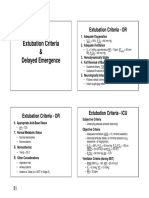 Extubation Criteria & Delayed Emergence