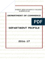 Profile of Department of Commerce