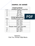 Programul de Iarnă