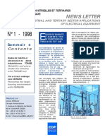 EDF - La Lettre Des Applications Industrielles Et Tertiaires Du Matériel Éléctrique