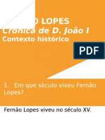 ContextoCronicaFernão Lopes