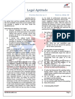 Legal Aptitude Practise Ex 4 PDF