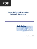 Recover Point Implementation Lab Guide Supplementv3.2