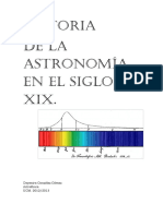 Historia de La Astronomía en El s.XIX