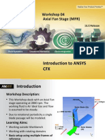 Introduction To ANSYS CFX Workshop 04 Ax