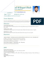 Muhammad Wilayat Shah: PEC Registered Software Engineer