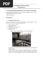 Laboratorio Curvas de Energia Especifica 1