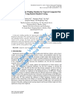 Only. This File Is Illegal.: Design of Four-Axis Winding Machine For Tapered Composite Pole Using Heated-Mandrel Curing