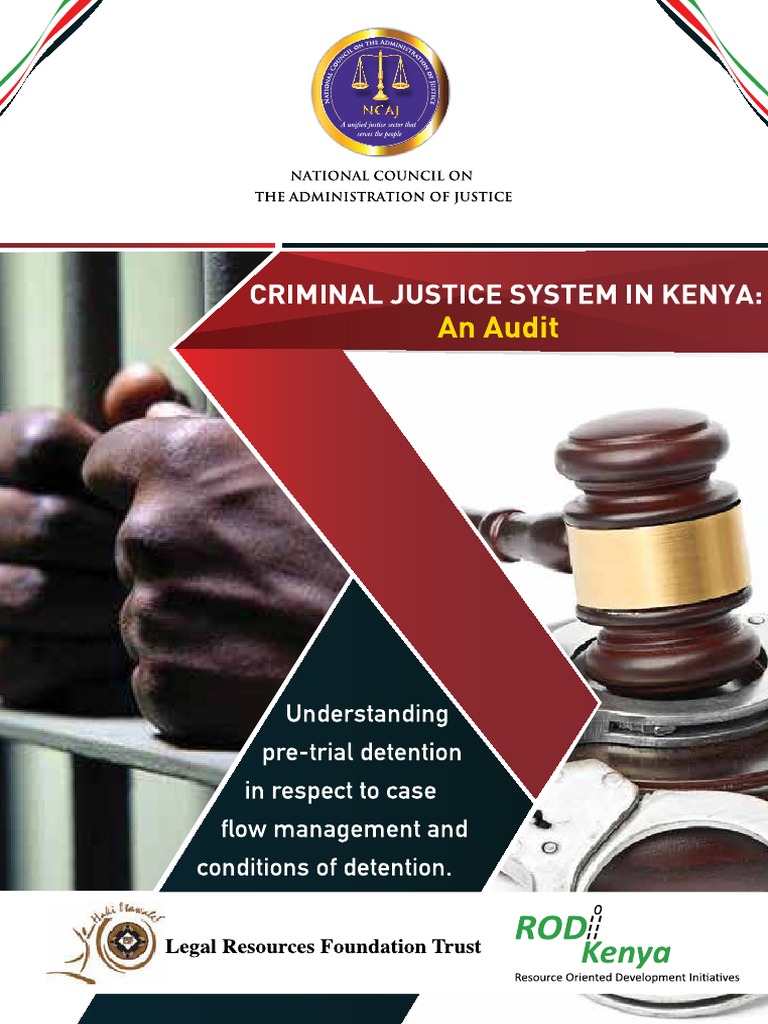 Criminal Justice System in Kenya An Audit PDF Percentile Median