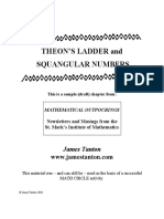 Theon's Ladder and Squangular Numbers - James Tanton_July 2010_MSRI