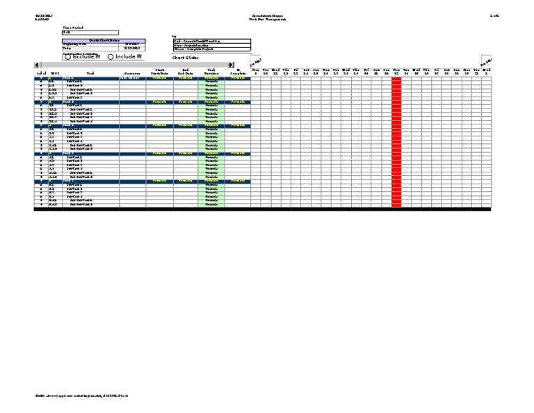 Exclude Weekends Include Weekends: Chart Slider | PDF