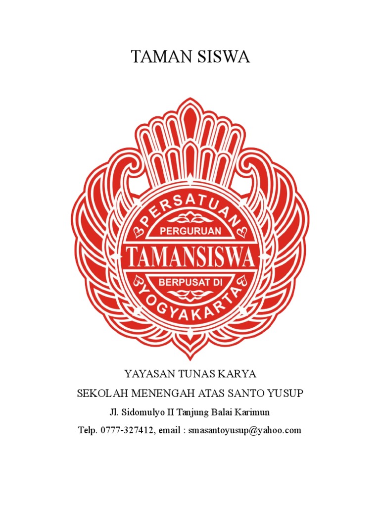 Latar belakang taman siswa