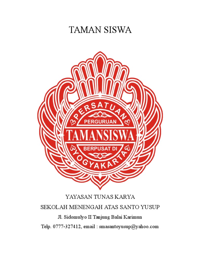 Latar belakang taman siswa