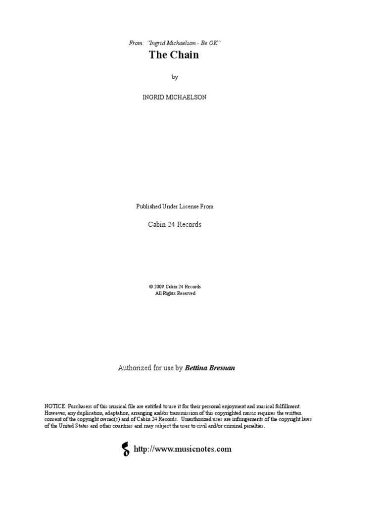 The Chain Monopoly Economics Copyright