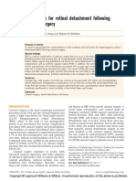 Current Opinion in Ophthalmology Volume 23 Issue 1 2012 [Doi 10.1097%2FICU.0b013e32834cd653] Haug, Sara J.; Bhisitkul, Robert B. -- Risk Factors for Retinal Detachment Following Cataract Surgery