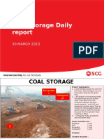 Coal Storage Daily: 30 MARCH 2015