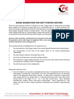 Fairford Sizing Generators For Soft Starters