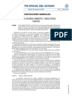 Boletín Oficial Del Estado: Ministerio de Medio Ambiente, Y Medio Rural Y Marino