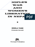 Peoples War Womens Liberation in Nepal