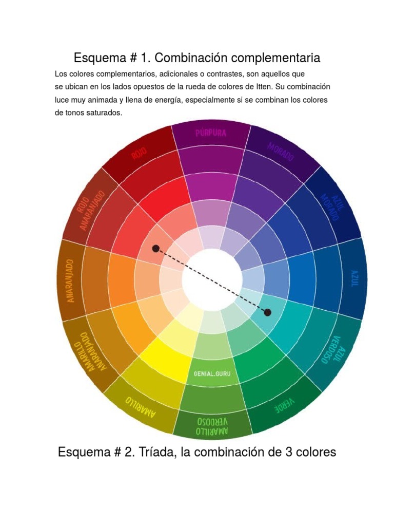 Esquema Colores | PDF | marrón | Color