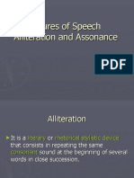 Figures of Speech Alliteration and Assonance