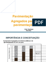 Pavimentação agregados