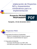 Plan Operativo PAES y Lineamientos Administrativos