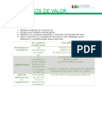 Actividad Propuesta de Valor Modulo 2