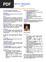 Download NLP-K Brochure -Neuro Linguistic Programming Kinesiology by Homeschooling in India SN33734434 doc pdf
