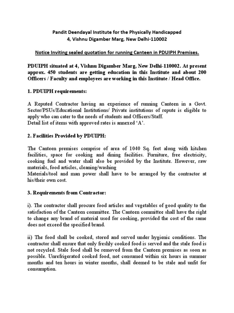 Canteen Tender Kitchen Cafeteria