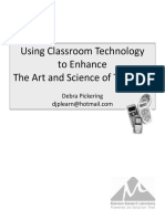 Handout- Using Classroom Technology to Enhance the Art and Science of Teaching